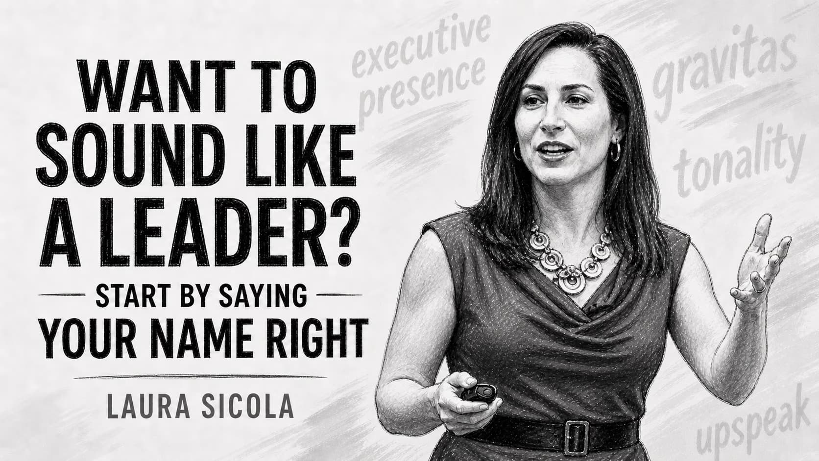 Laura Sicola — Want to sound like a leader? Start by saying your name right